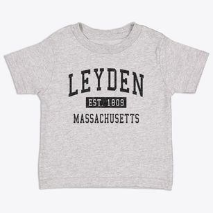 Leyden Massachusetts Classic Established Toddler T-Shirt