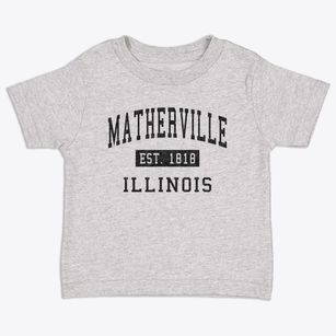 Matherville Illinois Classic Established Toddler T-Shirt