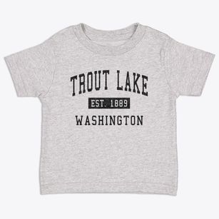 Trout Lake Washington Classic Established Toddler T-Shirt