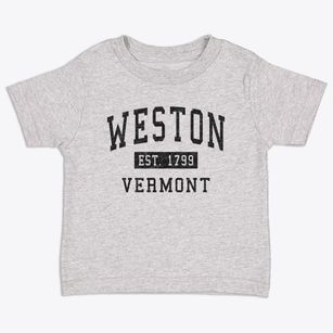 Weston Vermont Classic Established Toddler T-Shirt