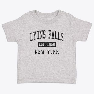 Lyons Falls New York Classic Established Toddler T-Shirt