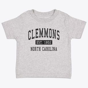 Clemmons North Carolina Classic Established Toddler T-Shirt