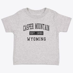 Casper Mountain Wyoming Classic Established Toddler T-Shirt
