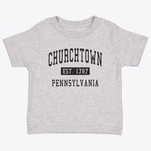 Churchtown Pennsylvania Classic Established Toddler T-Shirt