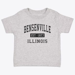 Bensenville Illinois Classic Established Toddler T-Shirt