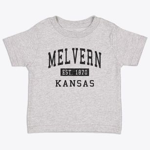 Melvern Kansas Classic Established Toddler T-Shirt