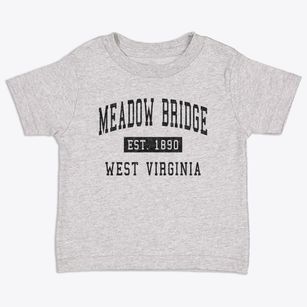 Meadow Bridge West Virginia Classic Established Toddler T-Shirt