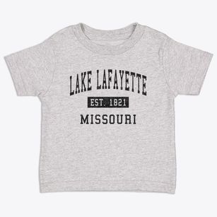 Lake Lafayette Missouri Classic Established Toddler T-Shirt