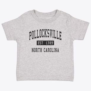 Pollocksville North Carolina Classic Established Toddler T-Shirt