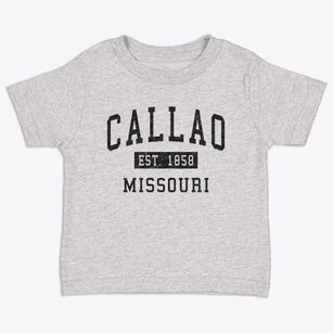 Callao Missouri Classic Established Toddler T-Shirt