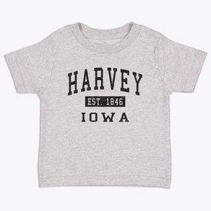 Harvey Iowa Classic Established Toddler T-Shirt
