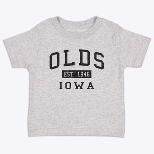 Olds Iowa Classic Established Toddler T-Shirt