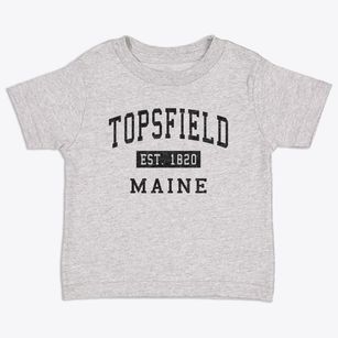 Topsfield Maine Classic Established Toddler T-Shirt
