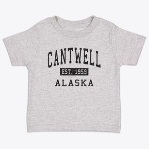 Cantwell Alaska Classic Established Toddler T-Shirt