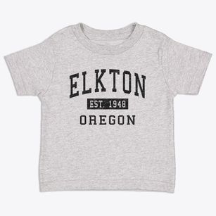 Elkton Oregon Classic Established Toddler T-Shirt