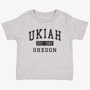Ukiah Oregon Classic Established Toddler T-Shirt