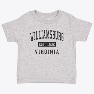 Williamsburg Virginia Classic Established Toddler T-Shirt
