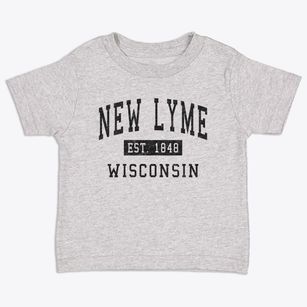 New Lyme Wisconsin Classic Established Toddler T-Shirt