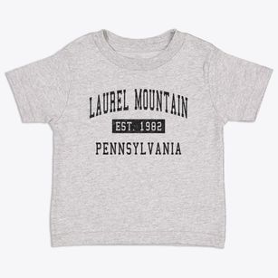 Laurel Mountain Pennsylvania Classic Established Toddler T-Shirt