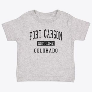 Fort Carson Colorado Classic Established Toddler T-Shirt