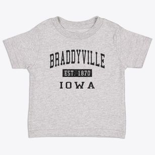 Braddyville Iowa Classic Established Toddler T-Shirt