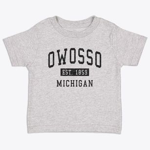 Owosso Michigan Classic Established Toddler T-Shirt