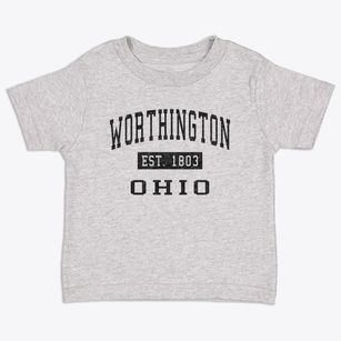 Worthington Ohio Classic Established Toddler T-Shirt
