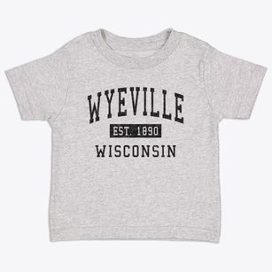 Wyeville Wisconsin Classic Established Toddler T-Shirt