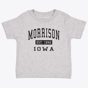 Morrison Iowa Classic Established Toddler T-Shirt