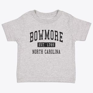 Bowmore North Carolina Classic Established Toddler T-Shirt