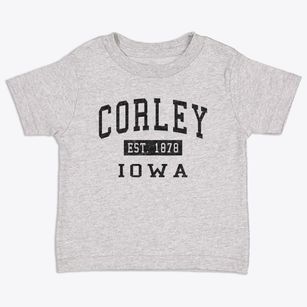 Corley Iowa Classic Established Toddler T-Shirt