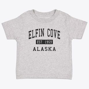 Elfin Cove Alaska Classic Established Toddler T-Shirt