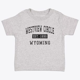 Westview Circle Wyoming Classic Established Toddler T-Shirt