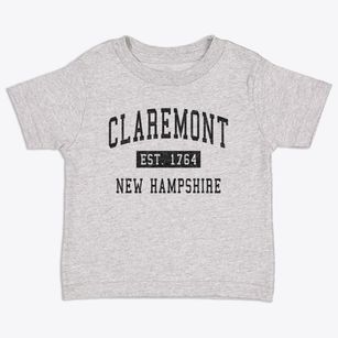 Claremont New Hampshire Classic Established Toddler T-Shirt