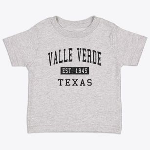 Valle Verde Texas Classic Established Toddler T-Shirt
