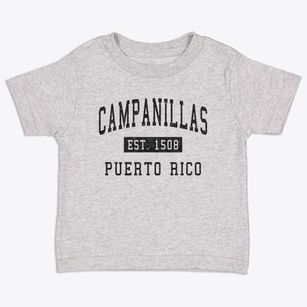 Campanillas Puerto Rico Classic Established Toddler T-Shirt