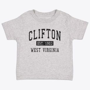 Clifton West Virginia Classic Established Toddler T-Shirt