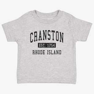 Cranston Rhode Island Classic Established Toddler T-Shirt