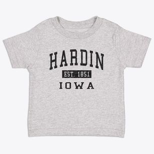 Hardin Iowa Classic Established Toddler T-Shirt