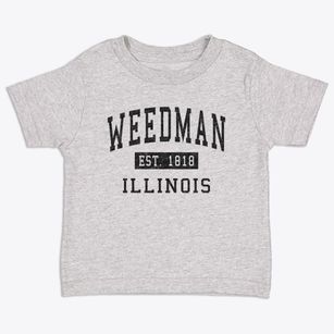 Weedman Illinois Classic Established Toddler T-Shirt