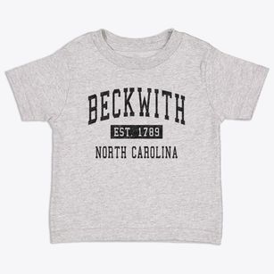 Beckwith North Carolina Classic Established Toddler T-Shirt