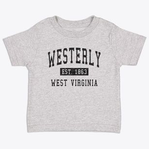 Westerly West Virginia Classic Established Toddler T-Shirt