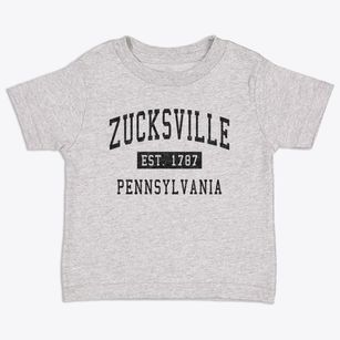 Zucksville Pennsylvania Classic Established Toddler T-Shirt