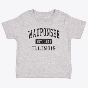 Wauponsee Illinois Classic Established Toddler T-Shirt
