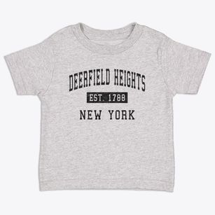 Deerfield Heights New York Classic Established Toddler T-Shirt