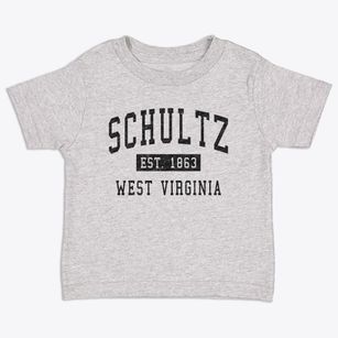 Schultz West Virginia Classic Established Toddler T-Shirt