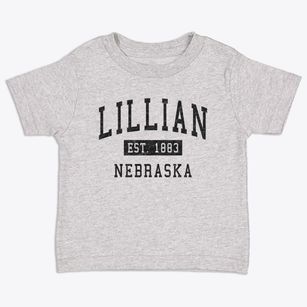 Lillian Nebraska Classic Established Toddler T-Shirt
