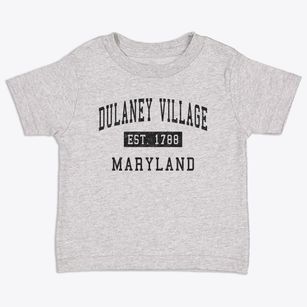Dulaney Village Maryland Classic Established Toddler T-Shirt