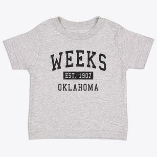 Weeks Oklahoma Classic Established Toddler T-Shirt