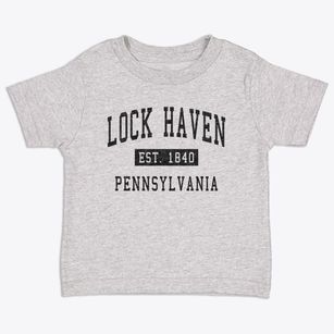 Lock Haven Pennsylvania Classic Established Toddler T-Shirt